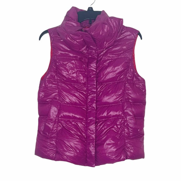 Coatology contrast bomber down puffer vest size 2 - Picture 8 of 14